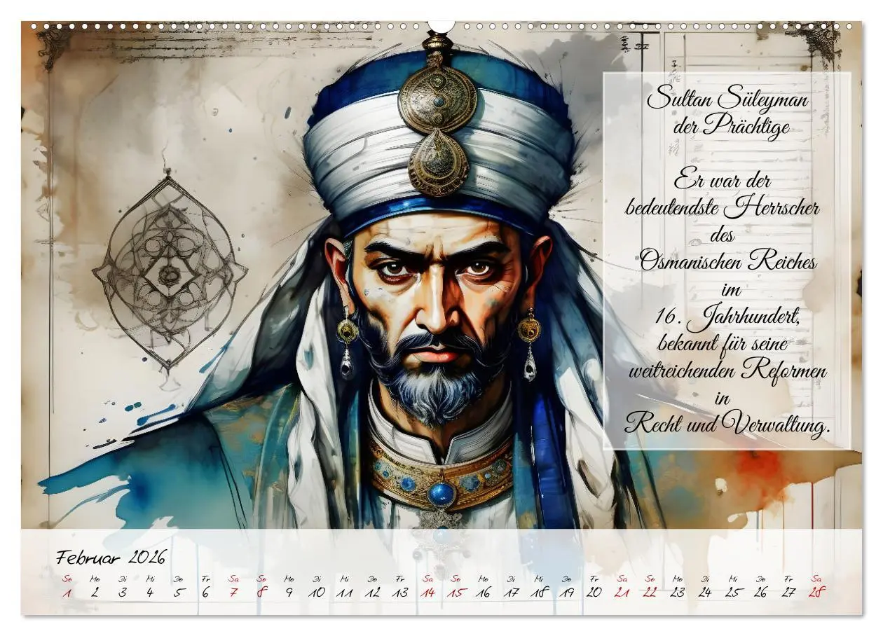 Bild: 9783457388815 | Legendäre Ikonen der Geschichte (Wandkalender 2026 DIN A2 quer),...