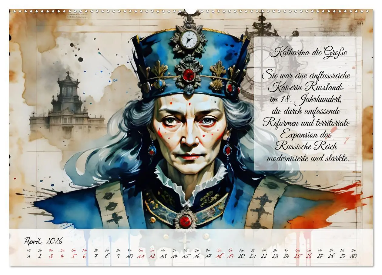 Bild: 9783457388815 | Legendäre Ikonen der Geschichte (Wandkalender 2026 DIN A2 quer),...
