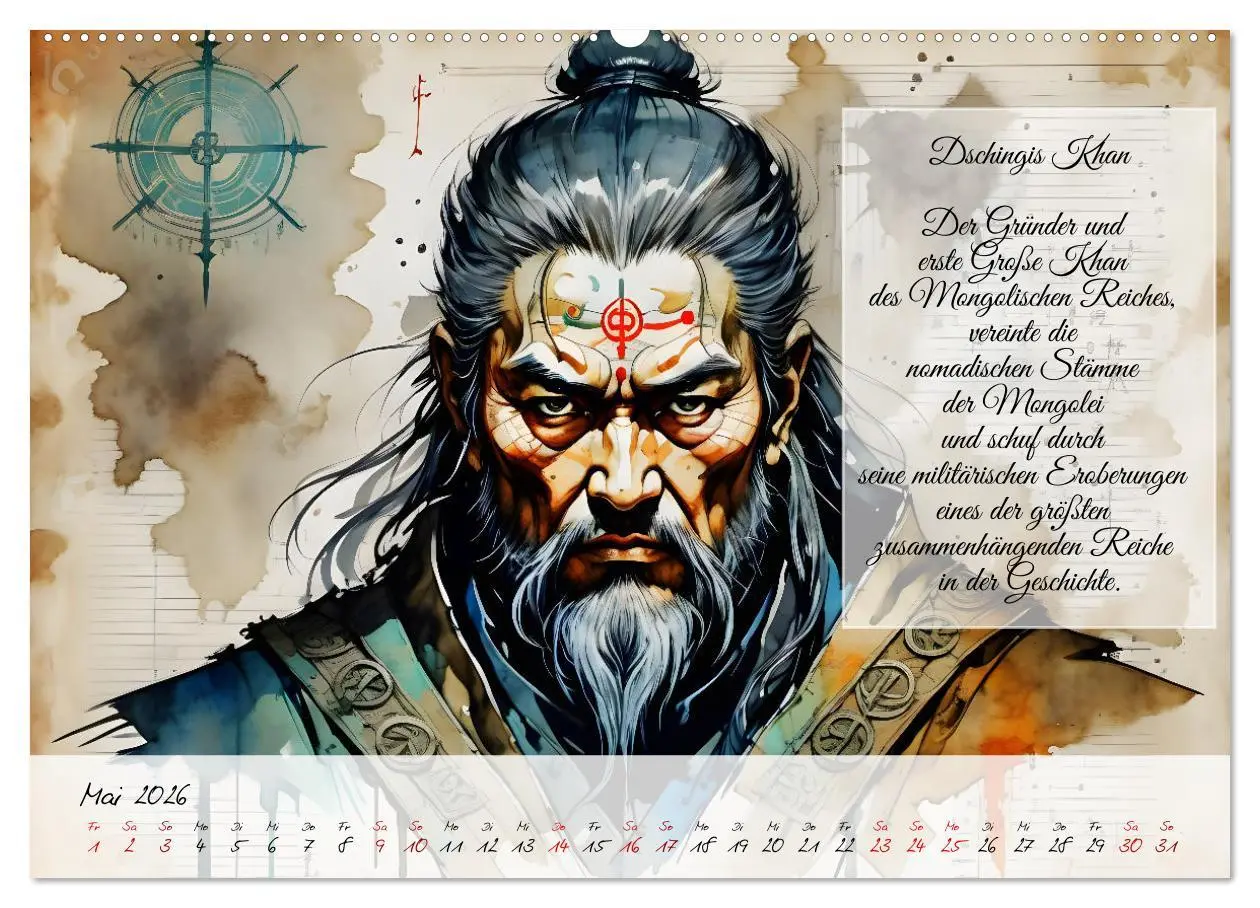 Bild: 9783457388815 | Legendäre Ikonen der Geschichte (Wandkalender 2026 DIN A2 quer),...