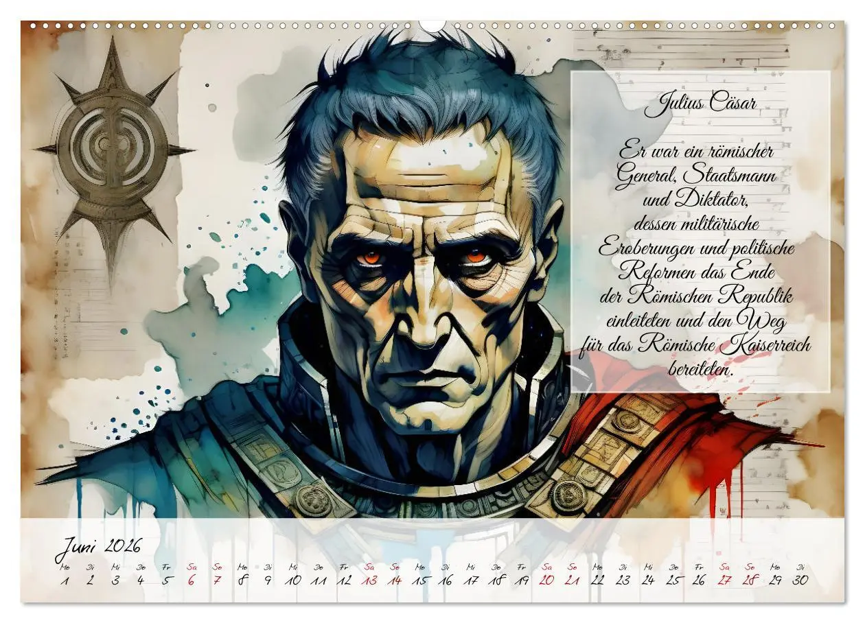Bild: 9783457388815 | Legendäre Ikonen der Geschichte (Wandkalender 2026 DIN A2 quer),...