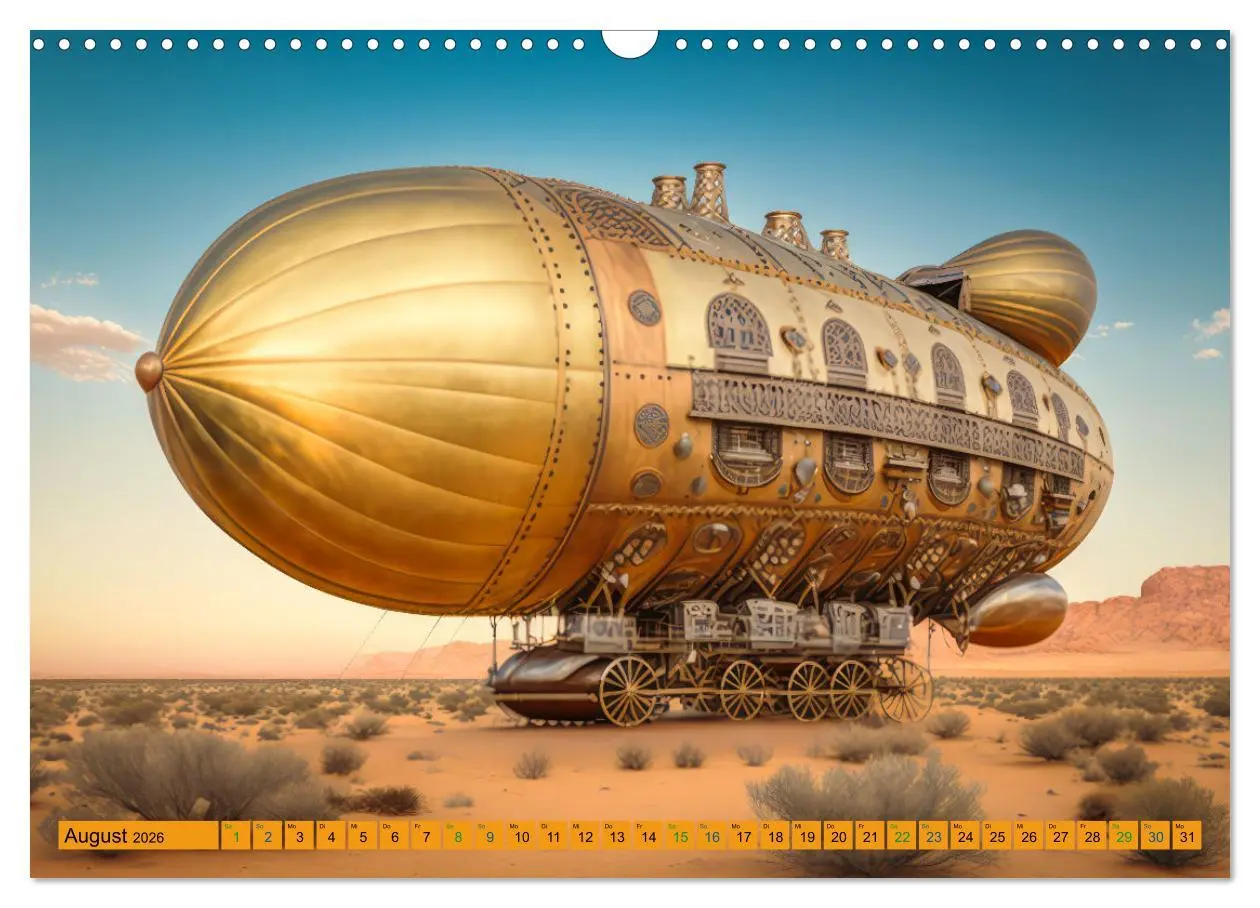 Bild: 9783457528815 | Steampunk Retro Romantik (Wandkalender 2026 DIN A3 quer), CALVENDO...