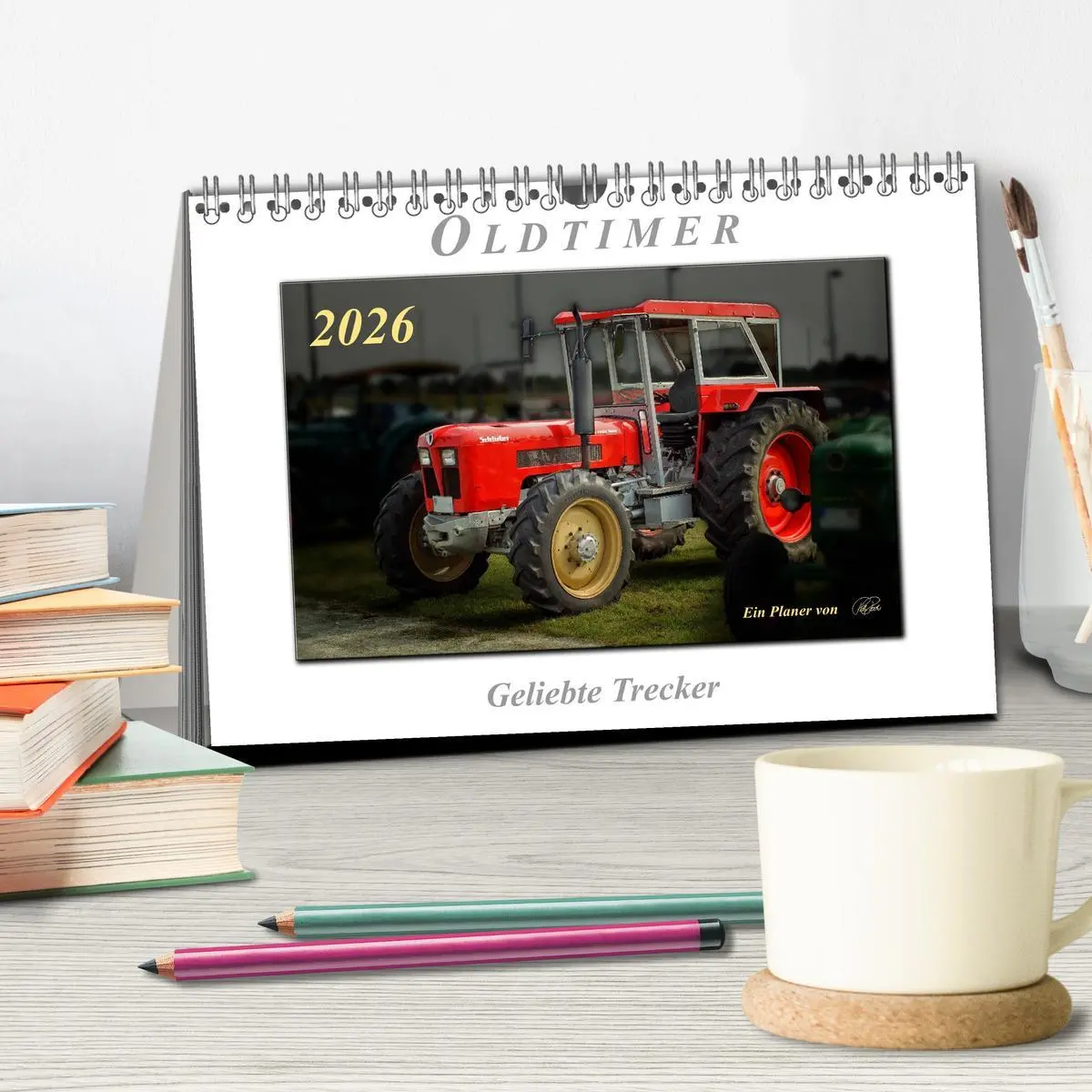 Bild: 9783516238815 | Oldtimer - geliebte Trecker (Tischkalender 2026 DIN A5 quer),...