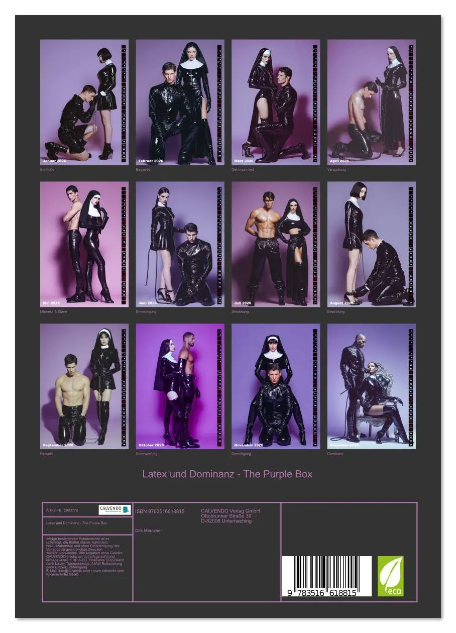 Bild: 9783516618815 | Latex und Dominanz - The Purple Box (Wandkalender 2026 DIN A4...