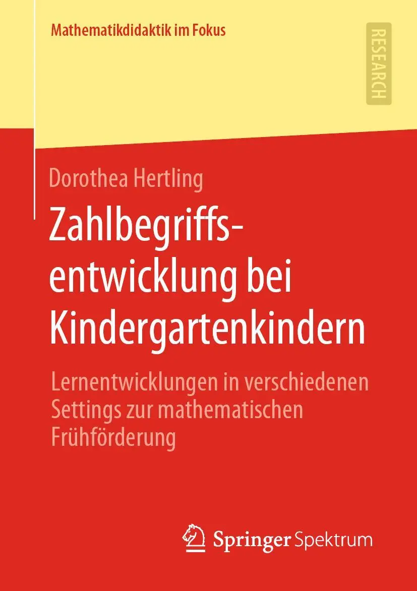 Cover: 9783658288815 | Zahlbegriffsentwicklung bei Kindergartenkindern | Dorothea Hertling