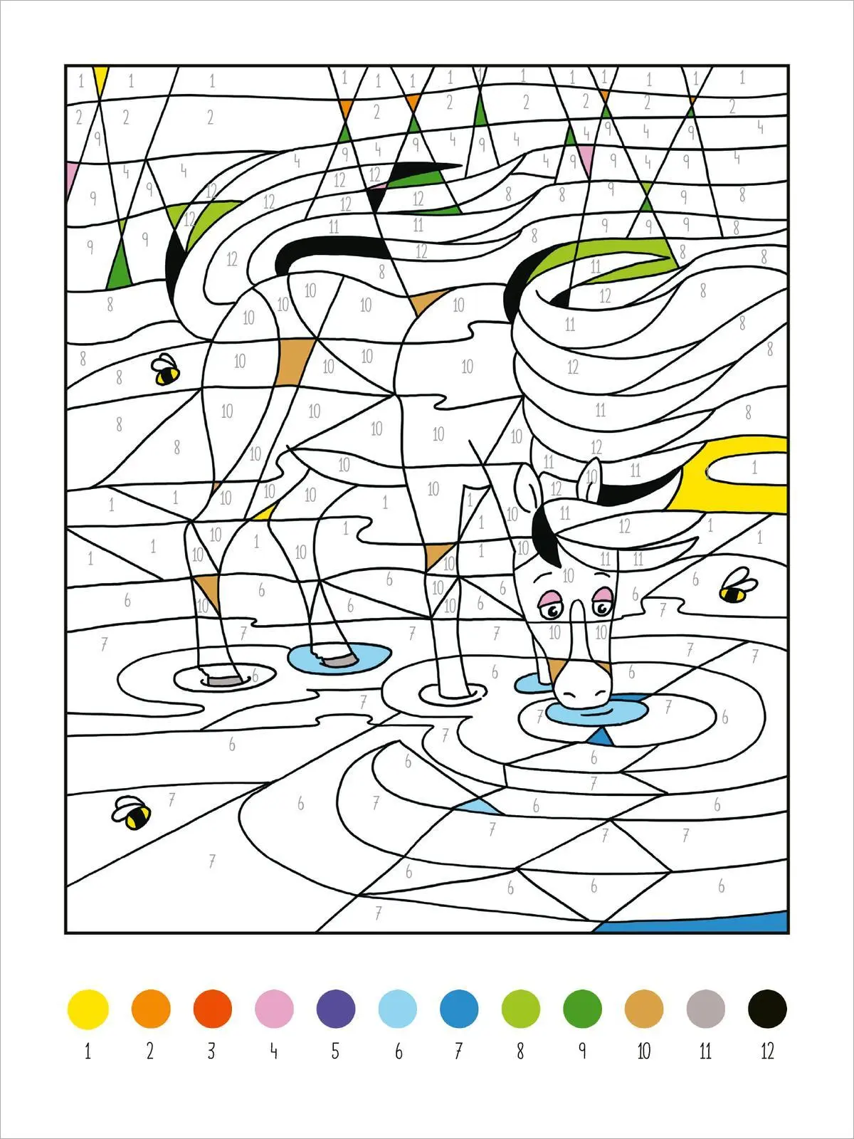 Bild: 9783845848815 | Malen nach Zahlen : Mein dickes Malen-nach-Zahlen-Buch - Pferde und...