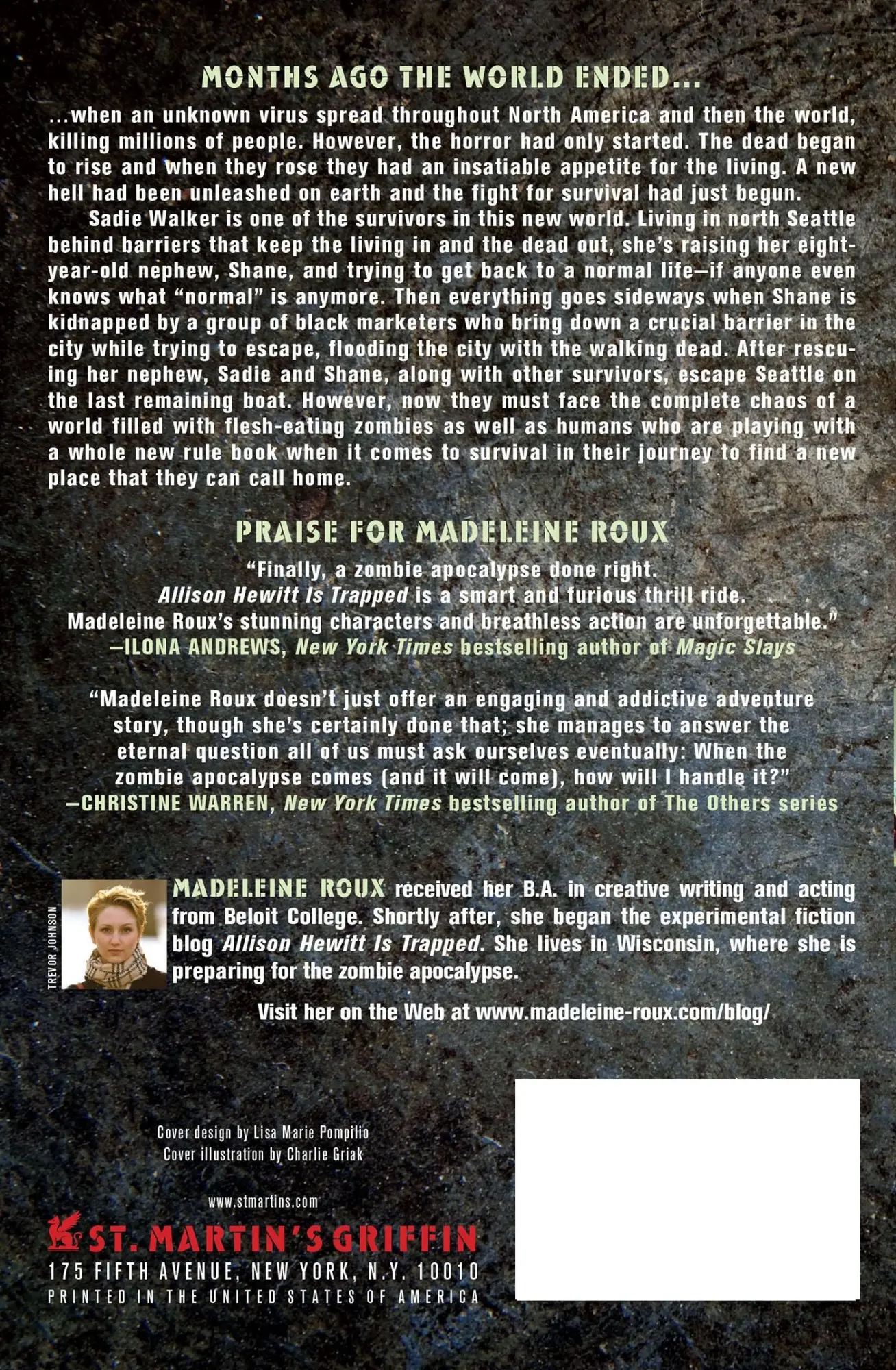 Rückseite: 9780312658915 | SADIE WALKER IS STRANDED | Madeleine Roux | Taschenbuch | Englisch