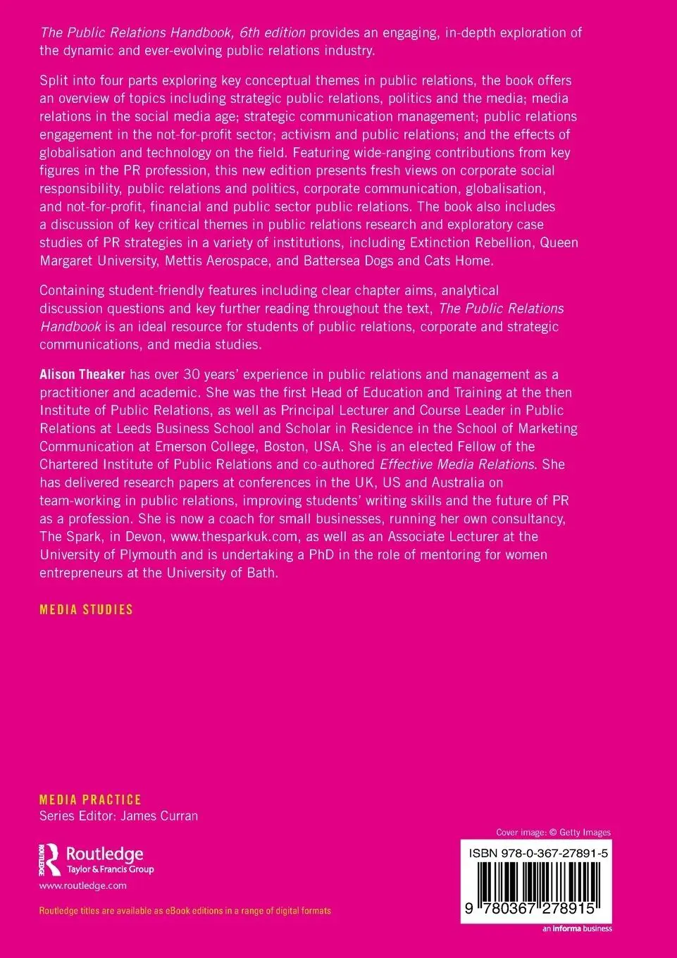 Rückseite: 9780367278915 | The Public Relations Handbook | Alison Theaker | Taschenbuch | 2020