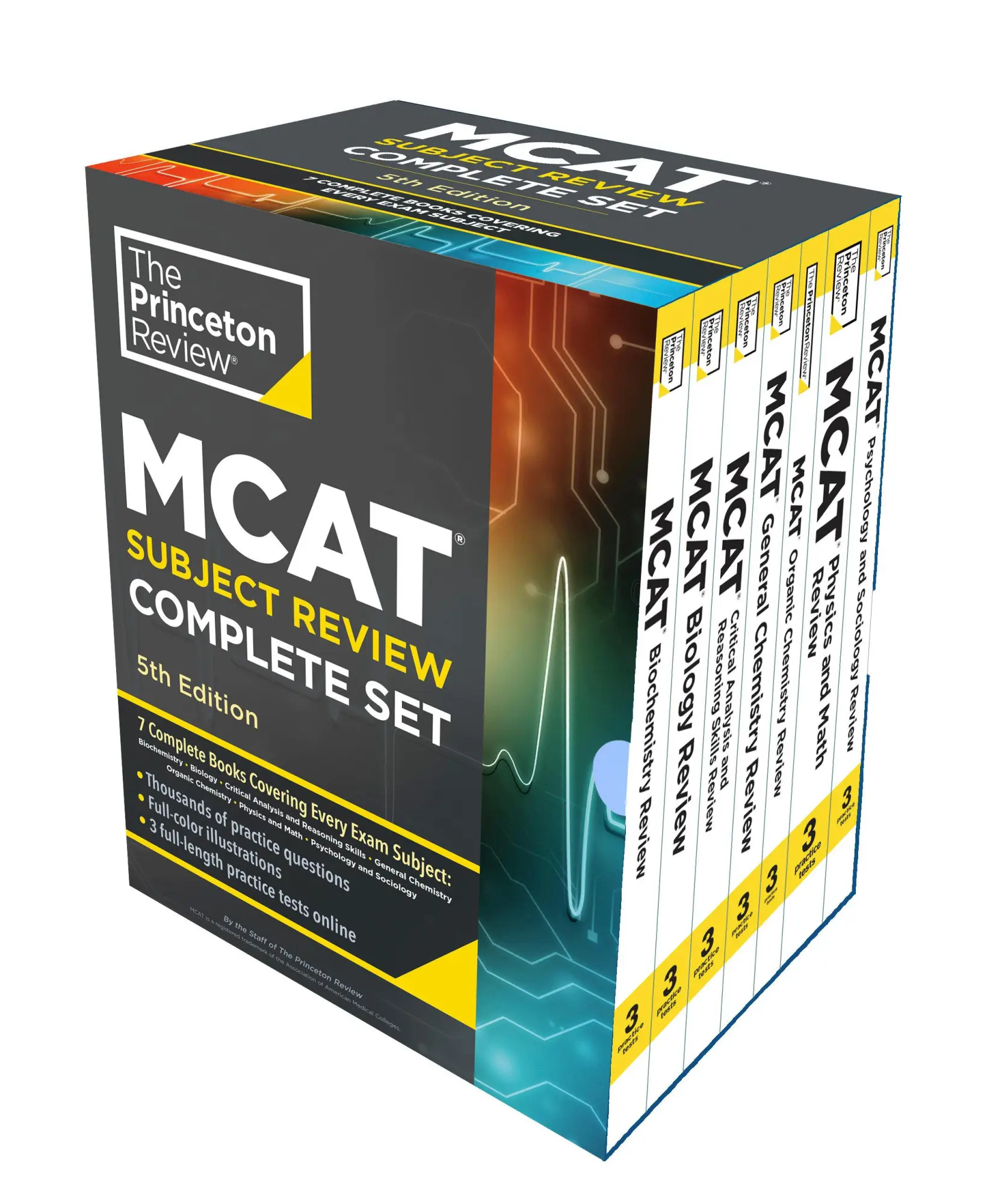 Cover: 9780593518915 | Princeton Review MCAT Subject Review Complete Box Set, 5th Edition