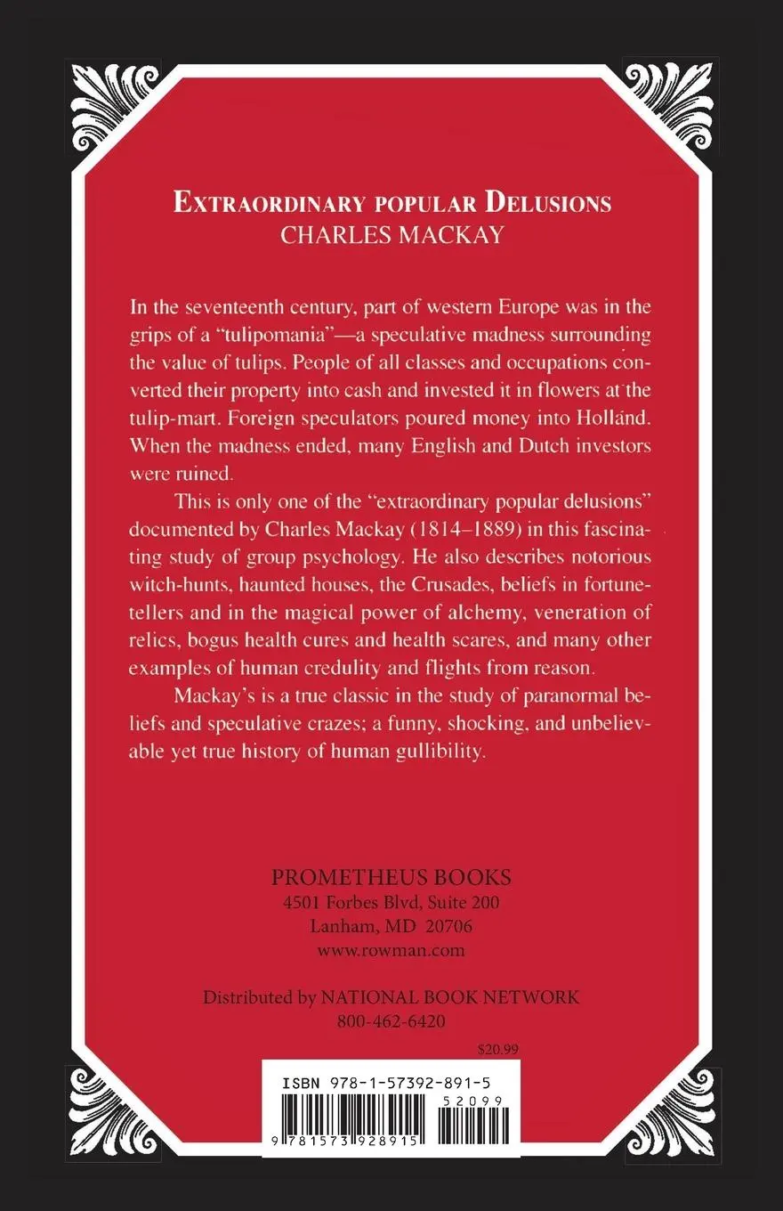 Rückseite: 9781573928915 | Extraordinary Popular Delusions | And the Madness of Crowds | Mackay
