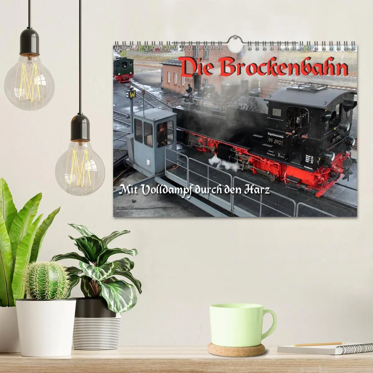 Bild: 9783516158915 | Die Brockenbahn - Mit Volldampf durch den Harz (Wandkalender 2026...
