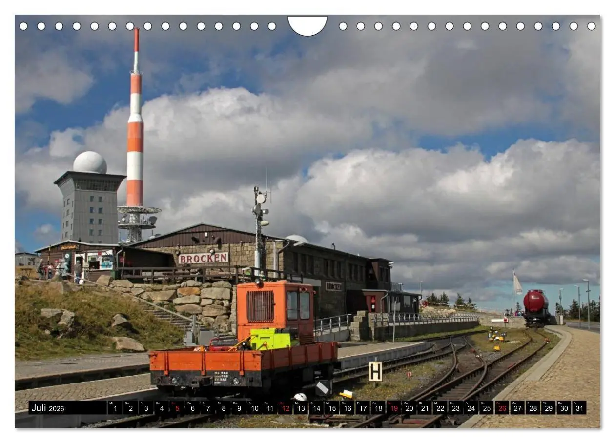 Bild: 9783516158915 | Die Brockenbahn - Mit Volldampf durch den Harz (Wandkalender 2026...