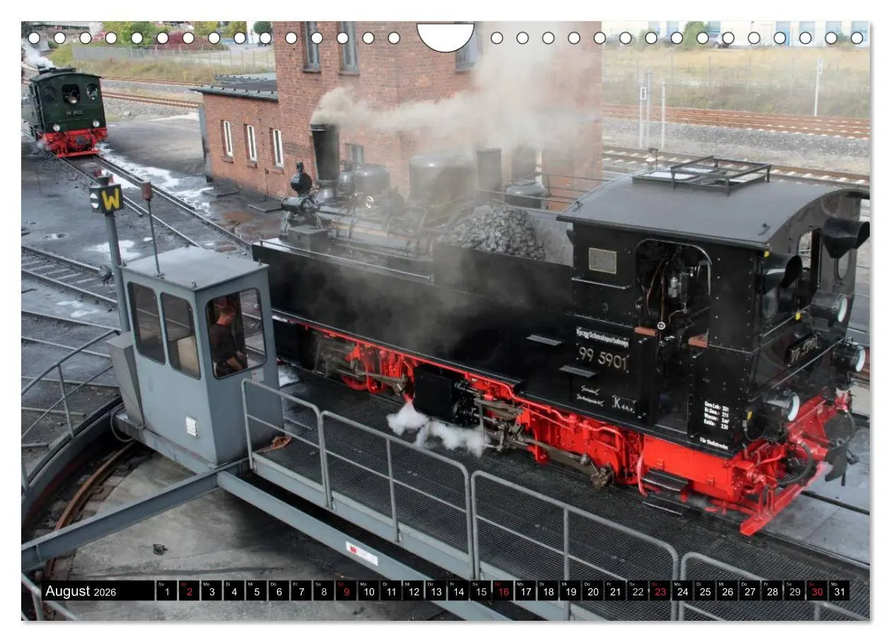 Bild: 9783516158915 | Die Brockenbahn - Mit Volldampf durch den Harz (Wandkalender 2026...