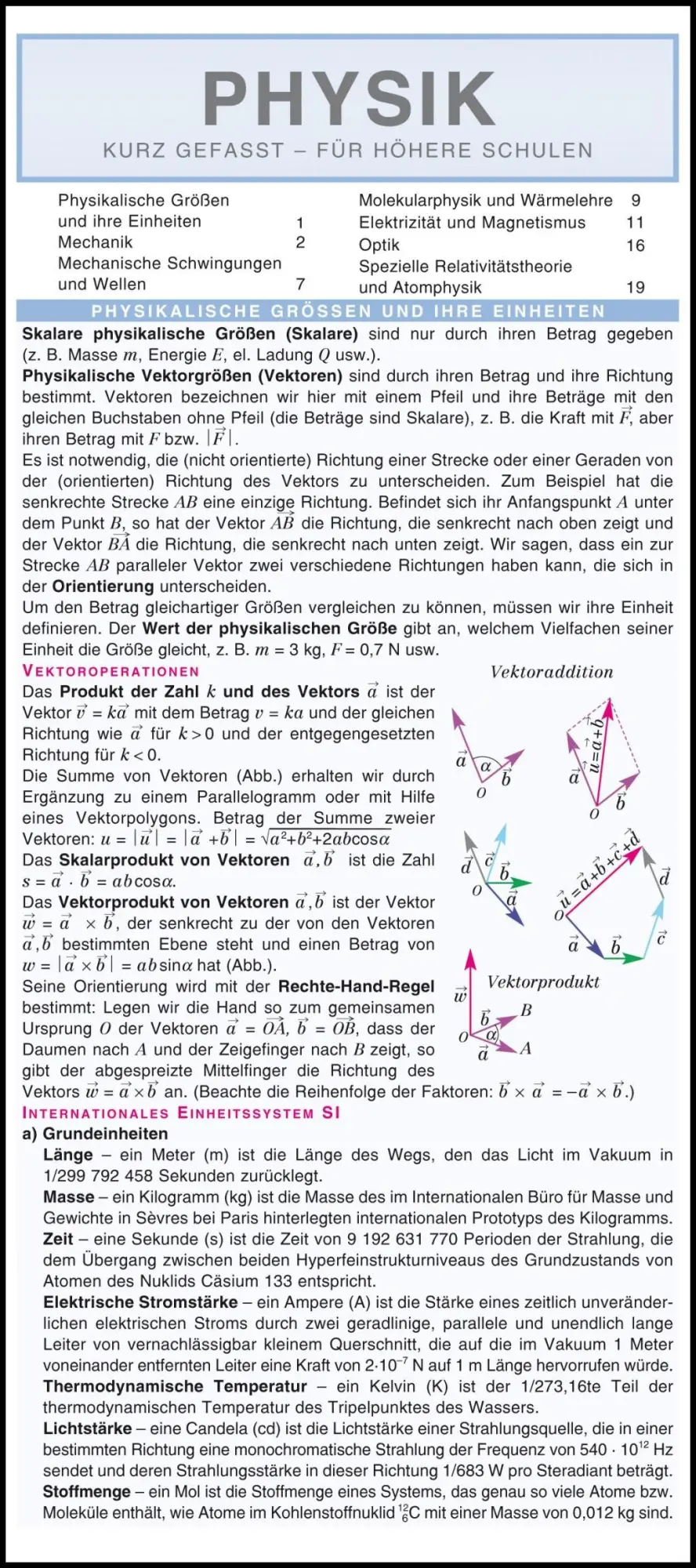 Cover: 9783804488915 | Leporello: Physik kurz gefasst - Alle wichtigen Themen im Überblick