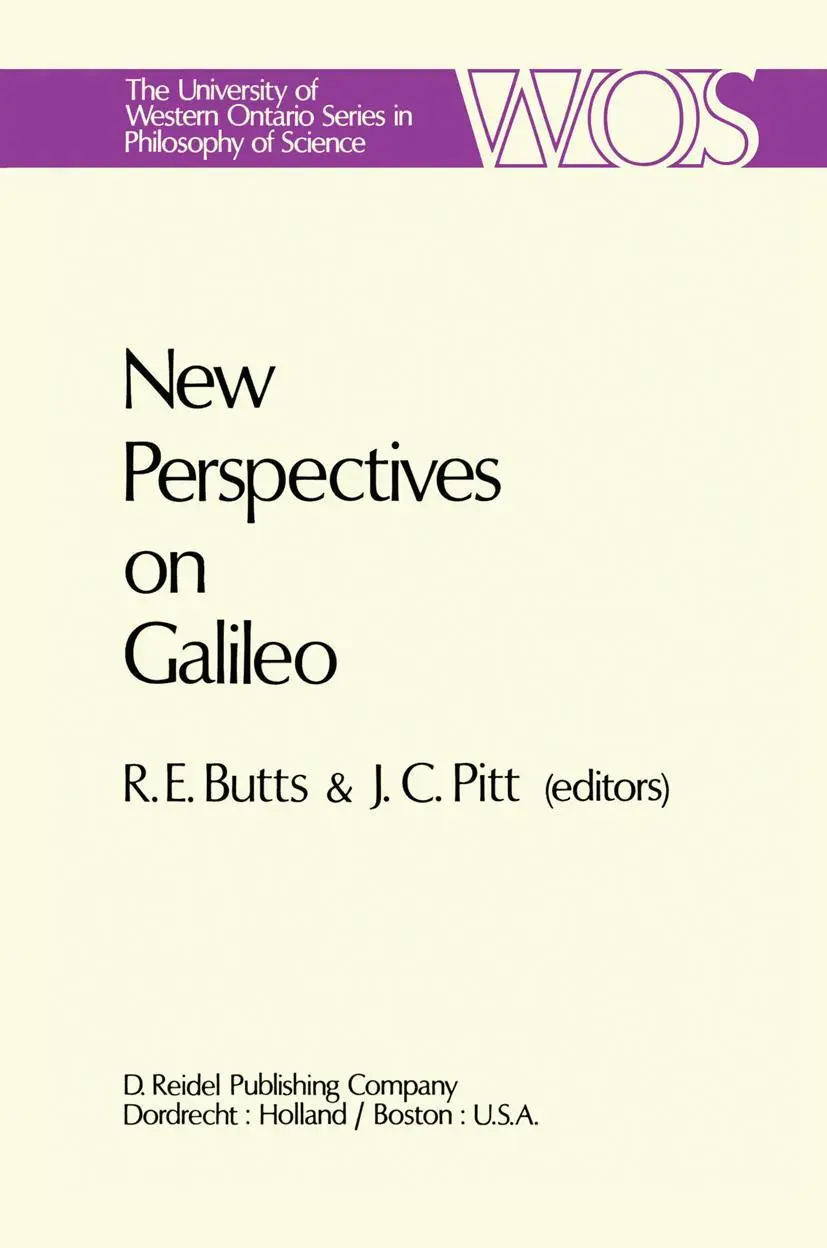 Cover: 9789027708915 | New Perspectives on Galileo | Robert E. Butts (u. a.) | Taschenbuch