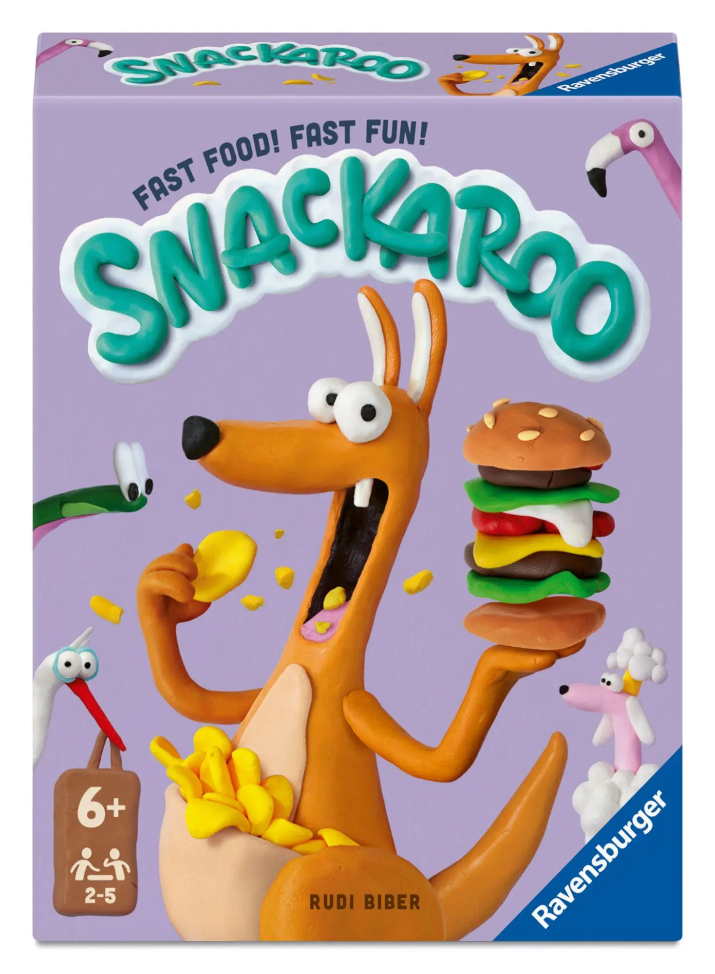 Cover: 4005556249015 | Snackaroo - Kartenspiel ab 6 Jahren | Rudi Biber | Spiel | Spiel