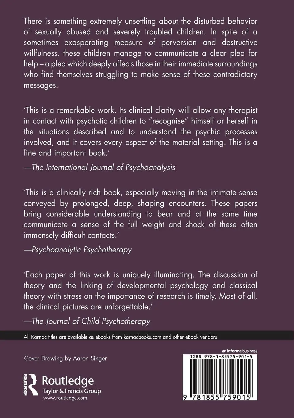 Rückseite: 9781855759015 | Psychotic States in Children | Alex Dubinsky (u. a.) | Taschenbuch