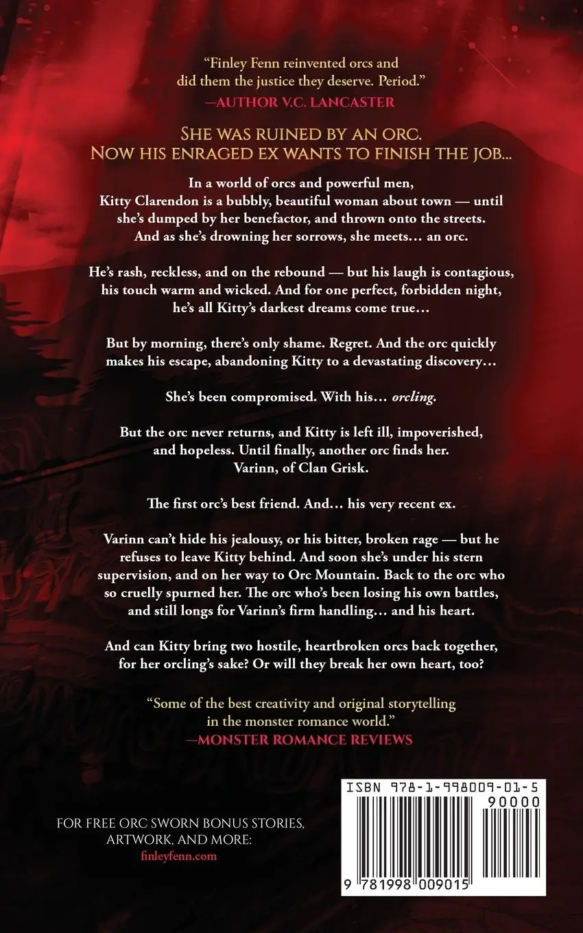 Rückseite: 9781998009015 | The Beauty and the Orcs | A Monster Fantasy Romance | Finley Fenn