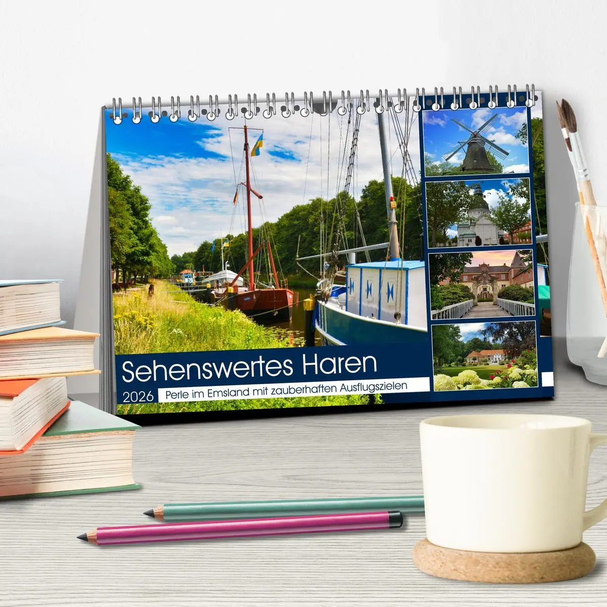 Bild: 9783457579015 | Sehenswertes Haren (Tischkalender 2026 DIN A5 quer), CALVENDO...
