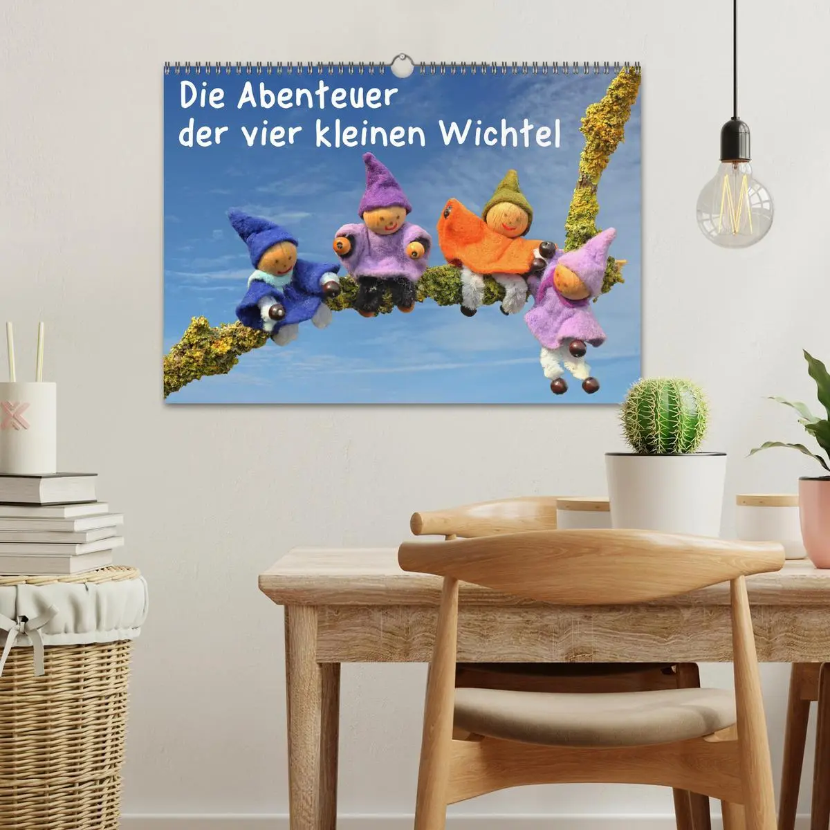Bild: 9783457889015 | Die Abenteuer der vier kleinen Wichtel (Wandkalender 2026 DIN A3...