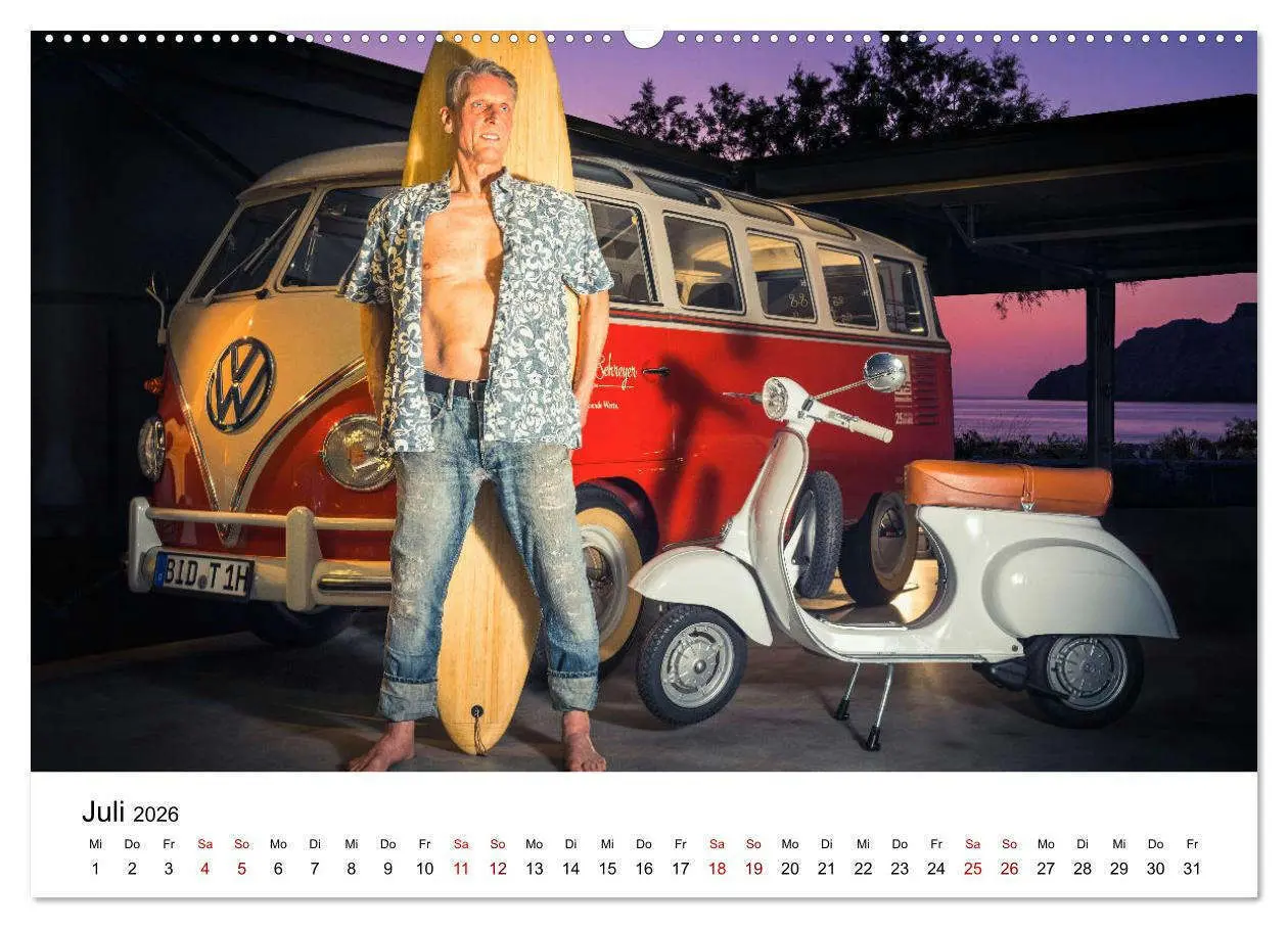 Bild: 9783516599015 | Echte Männer, coole Mopeds (hochwertiger Premium Wandkalender 2026...