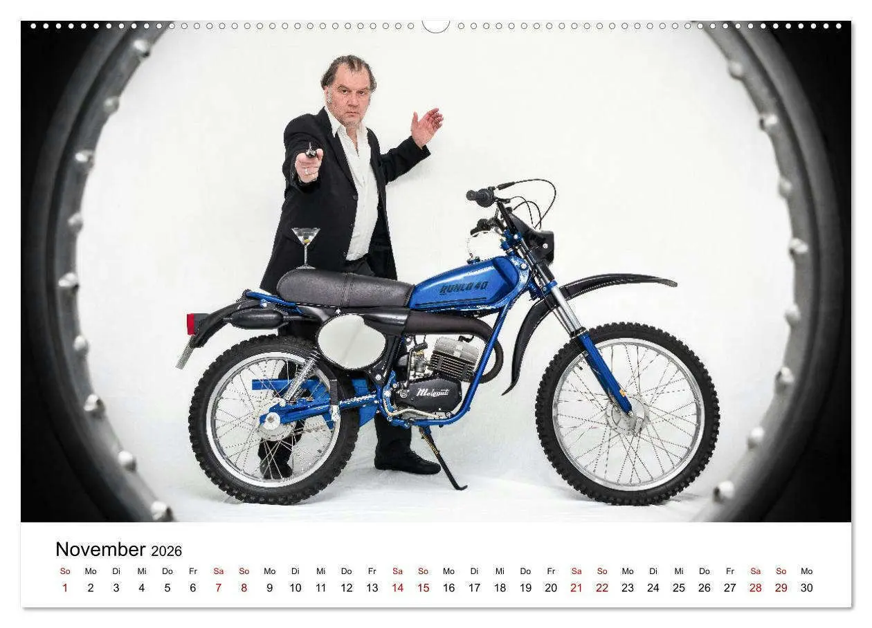 Bild: 9783516599015 | Echte Männer, coole Mopeds (hochwertiger Premium Wandkalender 2026...