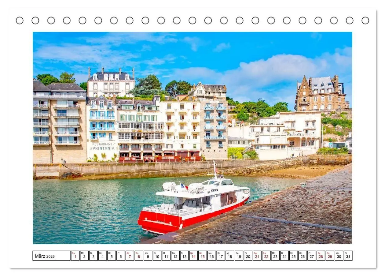 Bild: 9783516669015 | Malerische Bretagne - facettenreiche Region (Tischkalender 2026 DIN...