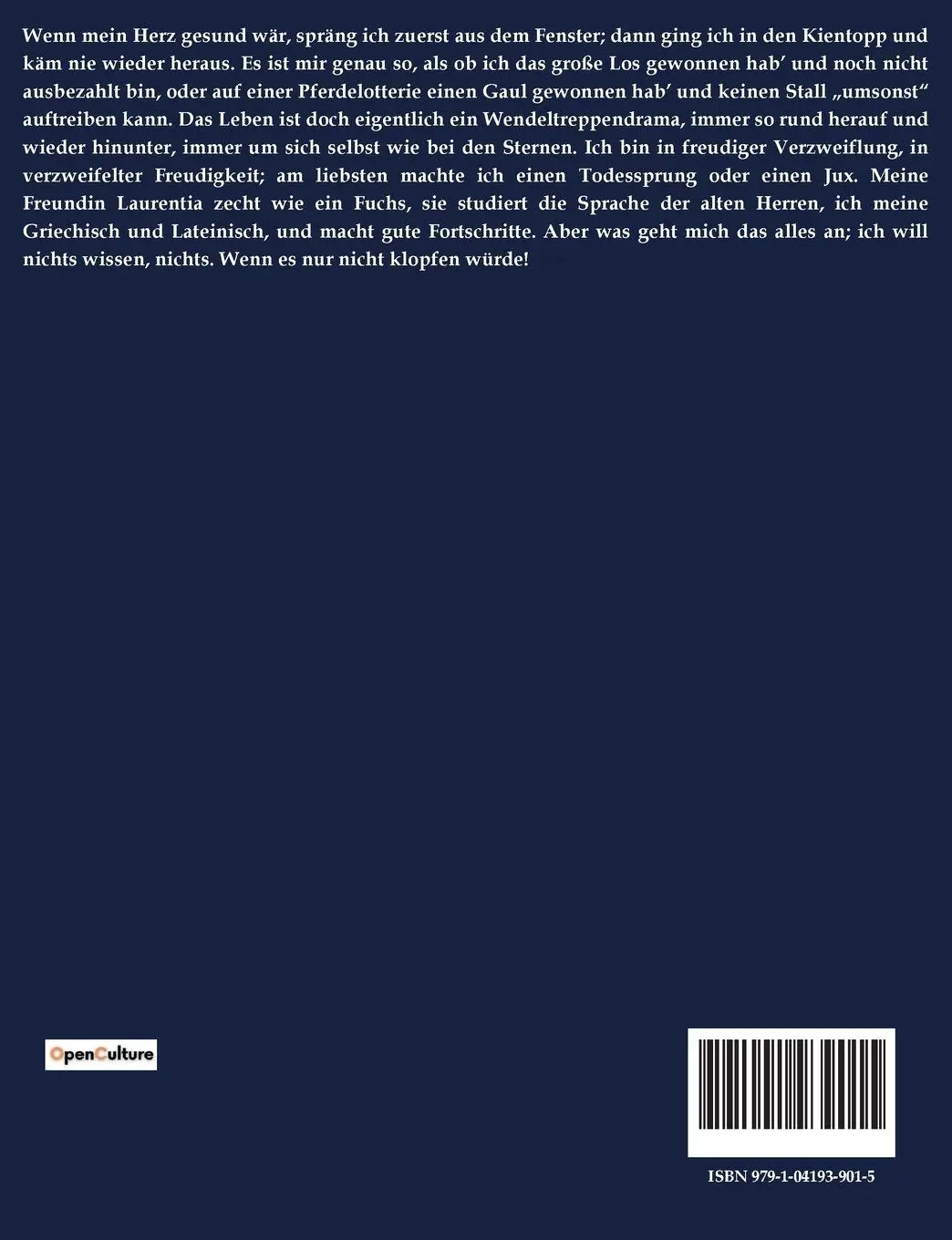 Rückseite: 9791041939015 | Wenn mein Herz gesund wär | Else Lasker-Schüler | Taschenbuch | 24 S.