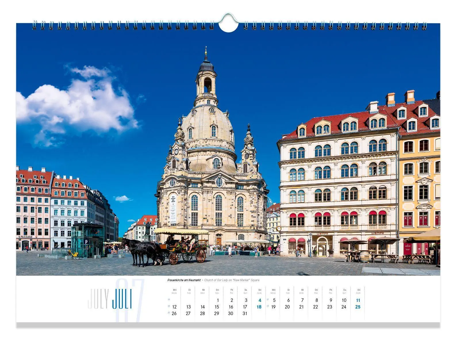 Bild: 4250582399115 | Kalender Dresden 2027 - Die Sächsische Residenz | Kalender | Deutsch