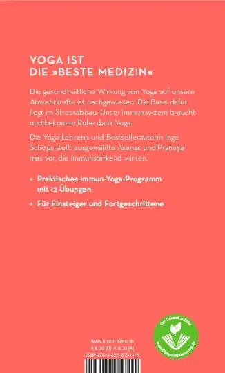 Rückseite: 9783426879115 | Immunbooster Yoga | Mit Yoga Stress abbauen und die Gesundheit stärken
