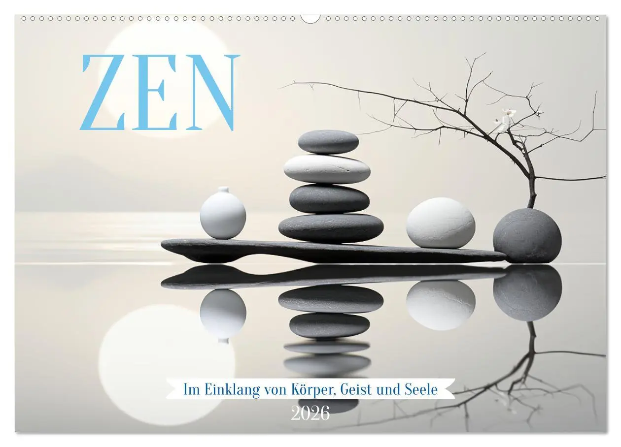 Cover: 9783457499115 | Zen (Wandkalender 2026 DIN A2 quer), CALVENDO Monatskalender | Illgen