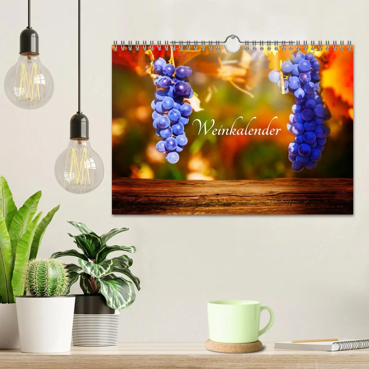 Bild: 9783457879115 | Weinkalender (Wandkalender 2026 DIN A4 quer), CALVENDO Monatskalender