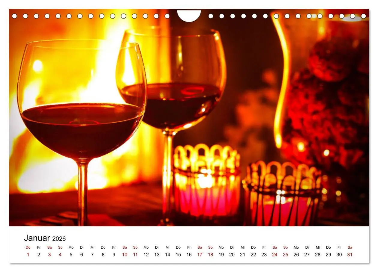 Bild: 9783457879115 | Weinkalender (Wandkalender 2026 DIN A4 quer), CALVENDO Monatskalender