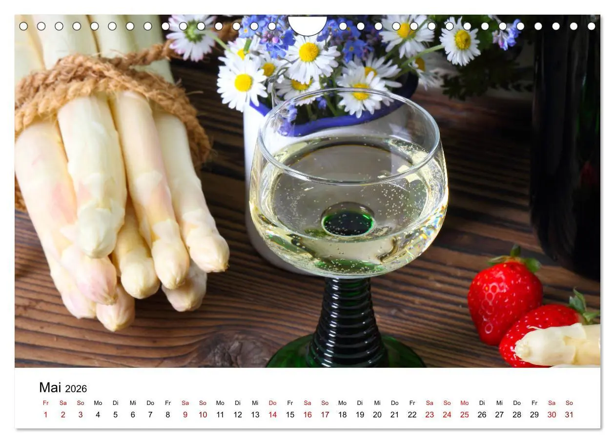 Bild: 9783457879115 | Weinkalender (Wandkalender 2026 DIN A4 quer), CALVENDO Monatskalender
