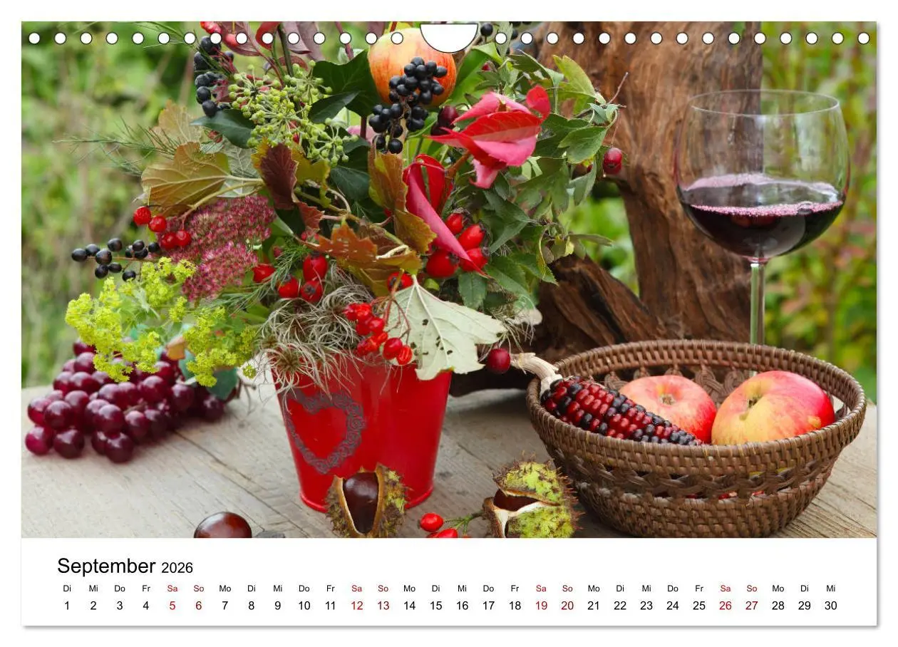 Bild: 9783457879115 | Weinkalender (Wandkalender 2026 DIN A4 quer), CALVENDO Monatskalender