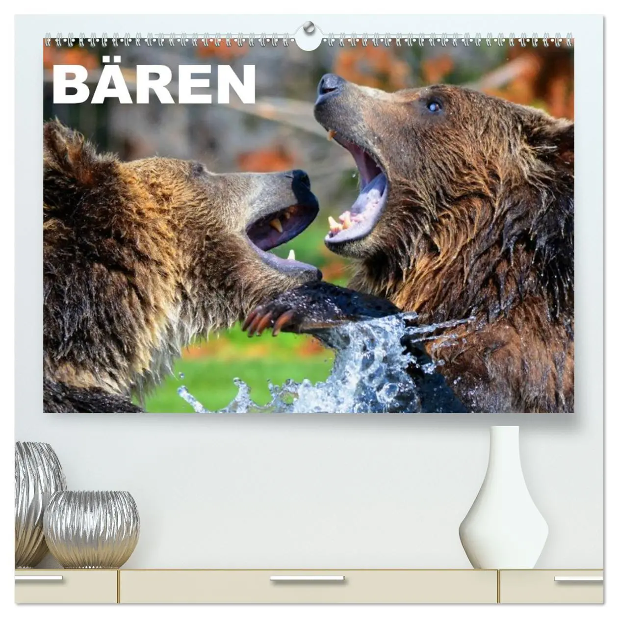 Cover: 9783516109115 | Bären (hochwertiger Premium Wandkalender 2026 DIN A2 quer),...