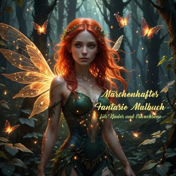 Cover: 9783819079115 | Märchenhaftes Fantasie Malbuch | für Kinder und Erwachsene. DE | R.