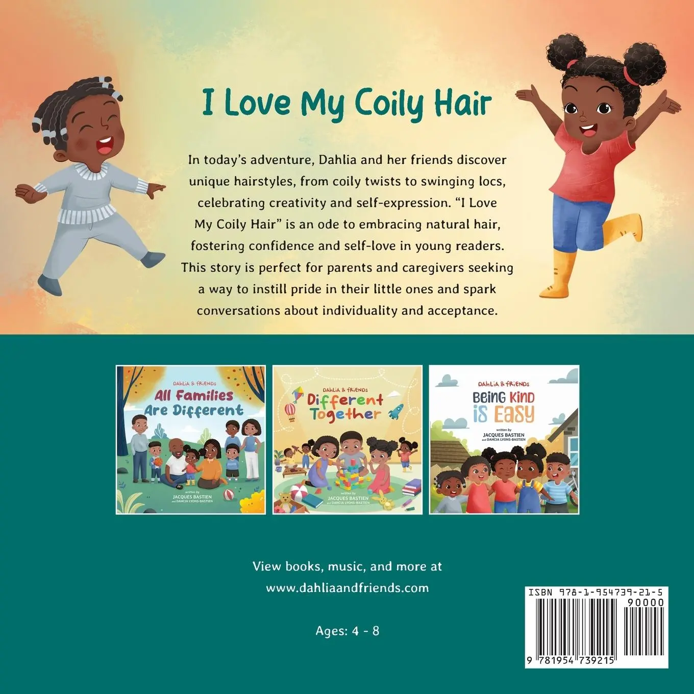 Rückseite: 9781954739215 | I Love My Coily Hair | A Kid's Story About Natural Hair | Taschenbuch