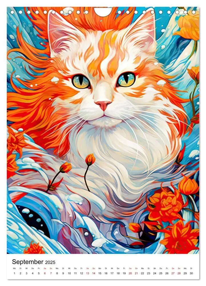 Bild: 9783435849215 | Katzen Zen (Wandkalender 2025 DIN A4 hoch), CALVENDO Monatskalender
