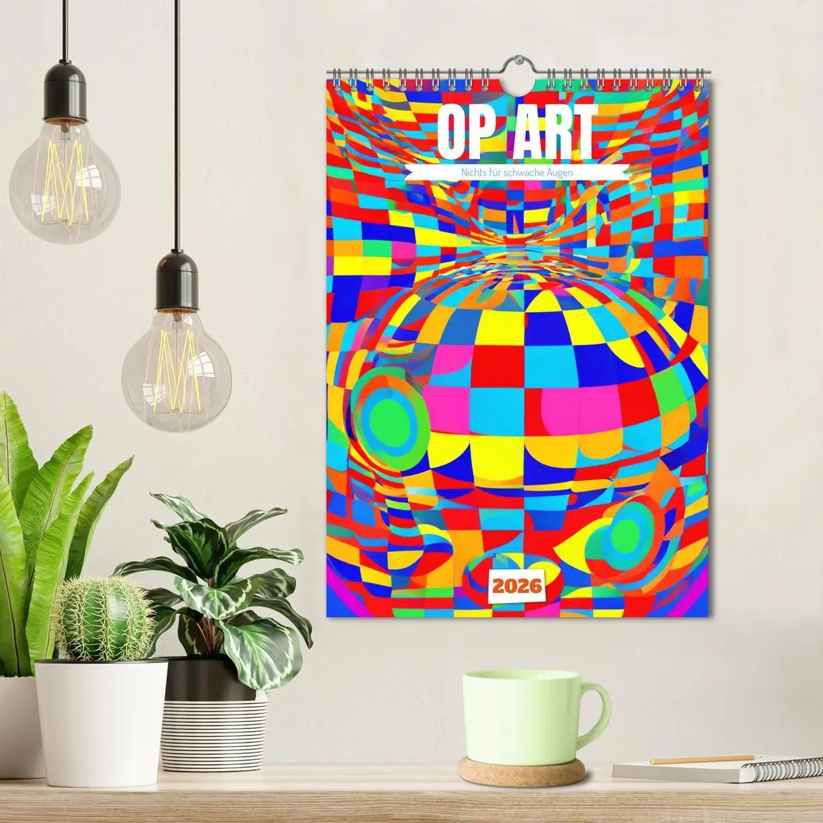Bild: 9783516269215 | OP Art Nichts für schwache Augen (Wandkalender 2026 DIN A4 hoch),...