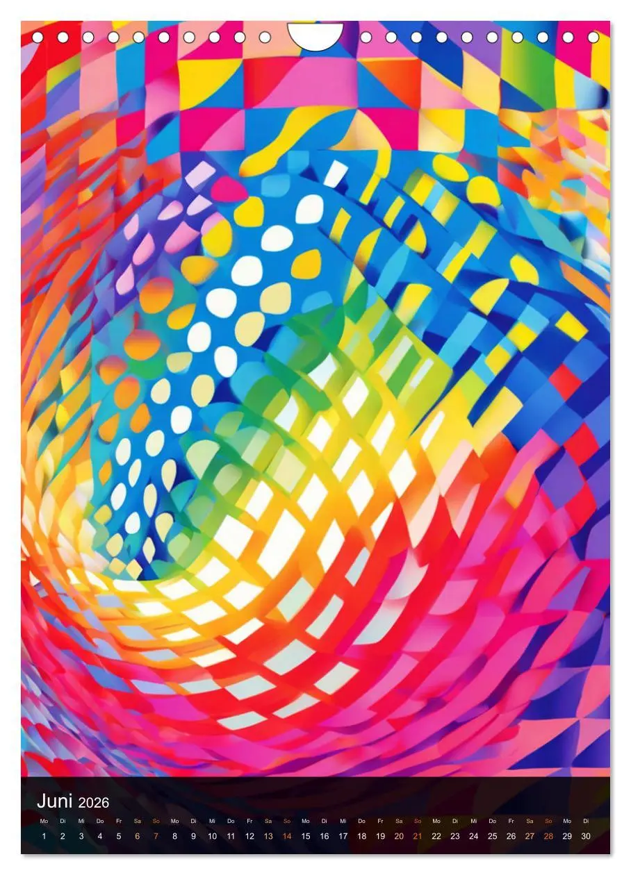 Bild: 9783516269215 | OP Art Nichts für schwache Augen (Wandkalender 2026 DIN A4 hoch),...