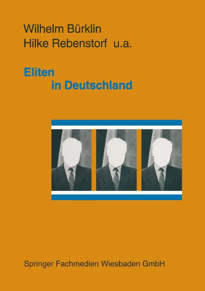 Cover: 9783663099215 | Eliten in Deutschland | Rekrutierung und Integration | Bürklin (u. a.)