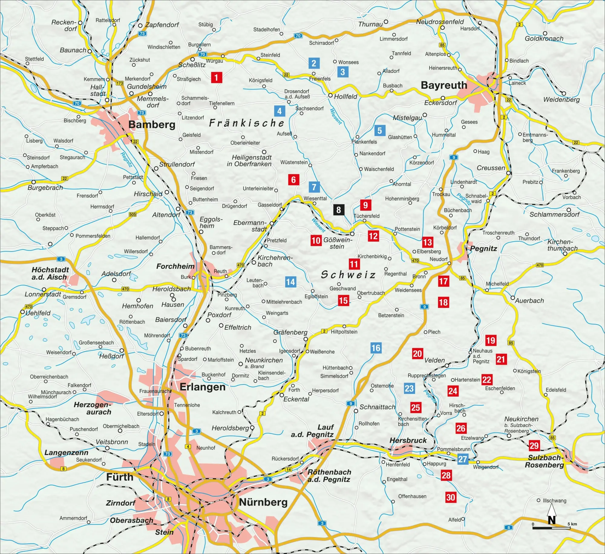 Bild: 9783862469215 | Wandern mit Bus und Bahn Fränkische und Hersbrucker Schweiz | Pabst