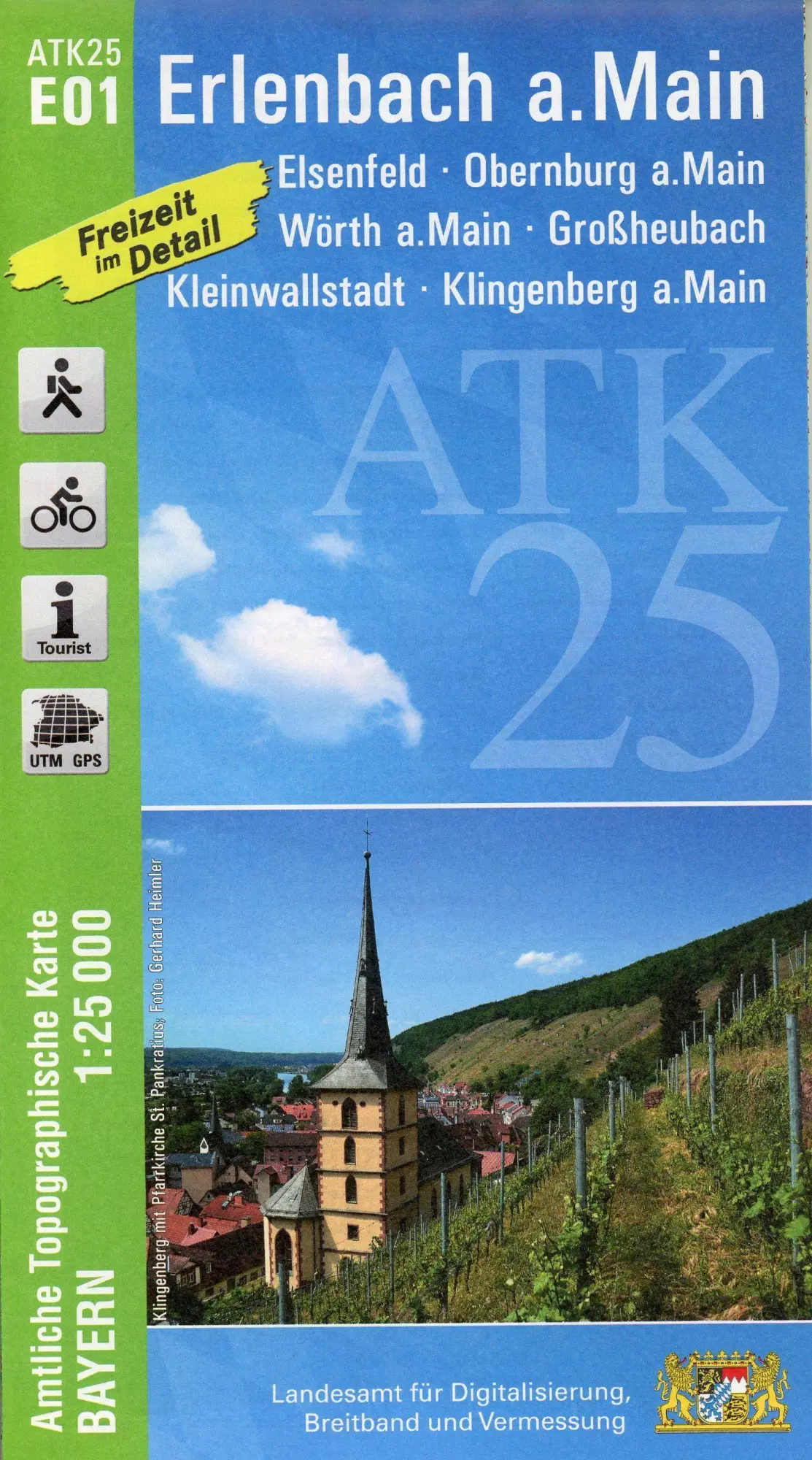 Cover: 9783899339215 | Erlenbach a.Main 1:25 000 | Digitalisierung | (Land-)Karte | Deutsch