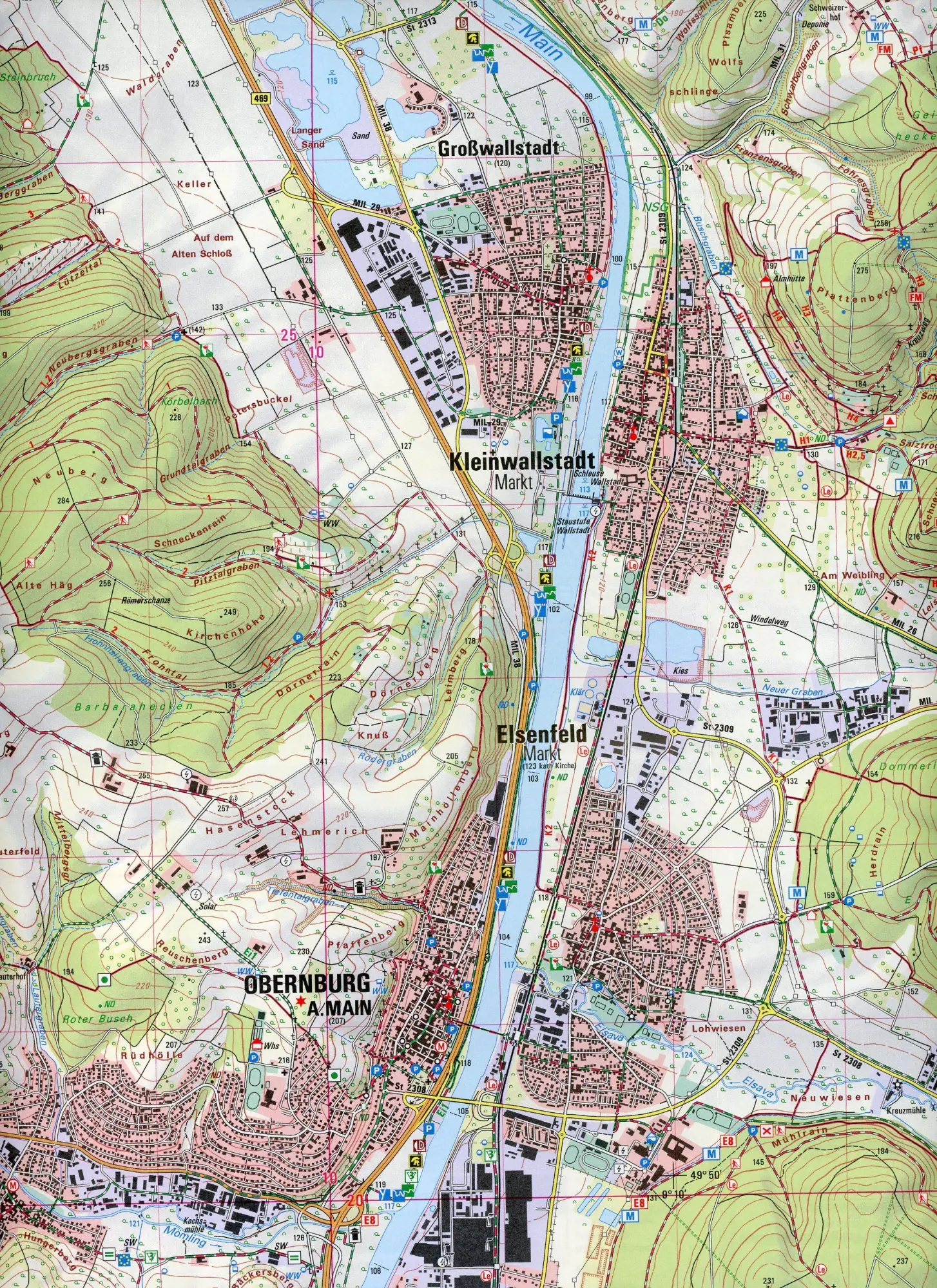 Bild: 9783899339215 | Erlenbach a.Main 1:25 000 | Digitalisierung | (Land-)Karte | Deutsch