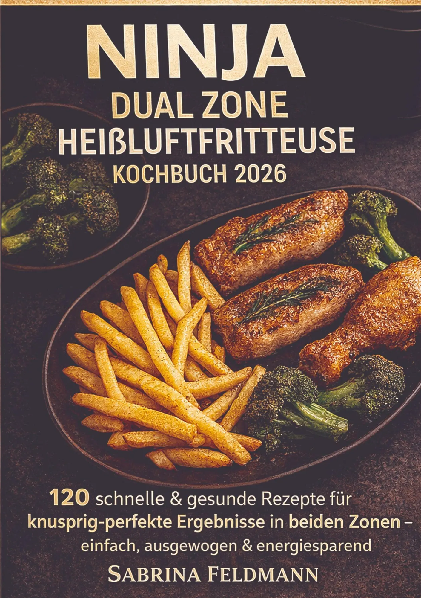Cover: 9789403879215 | "Ninja Dual Zone Heißluftfritteuse Kochbuch 2026" | Sabrina Feldmann
