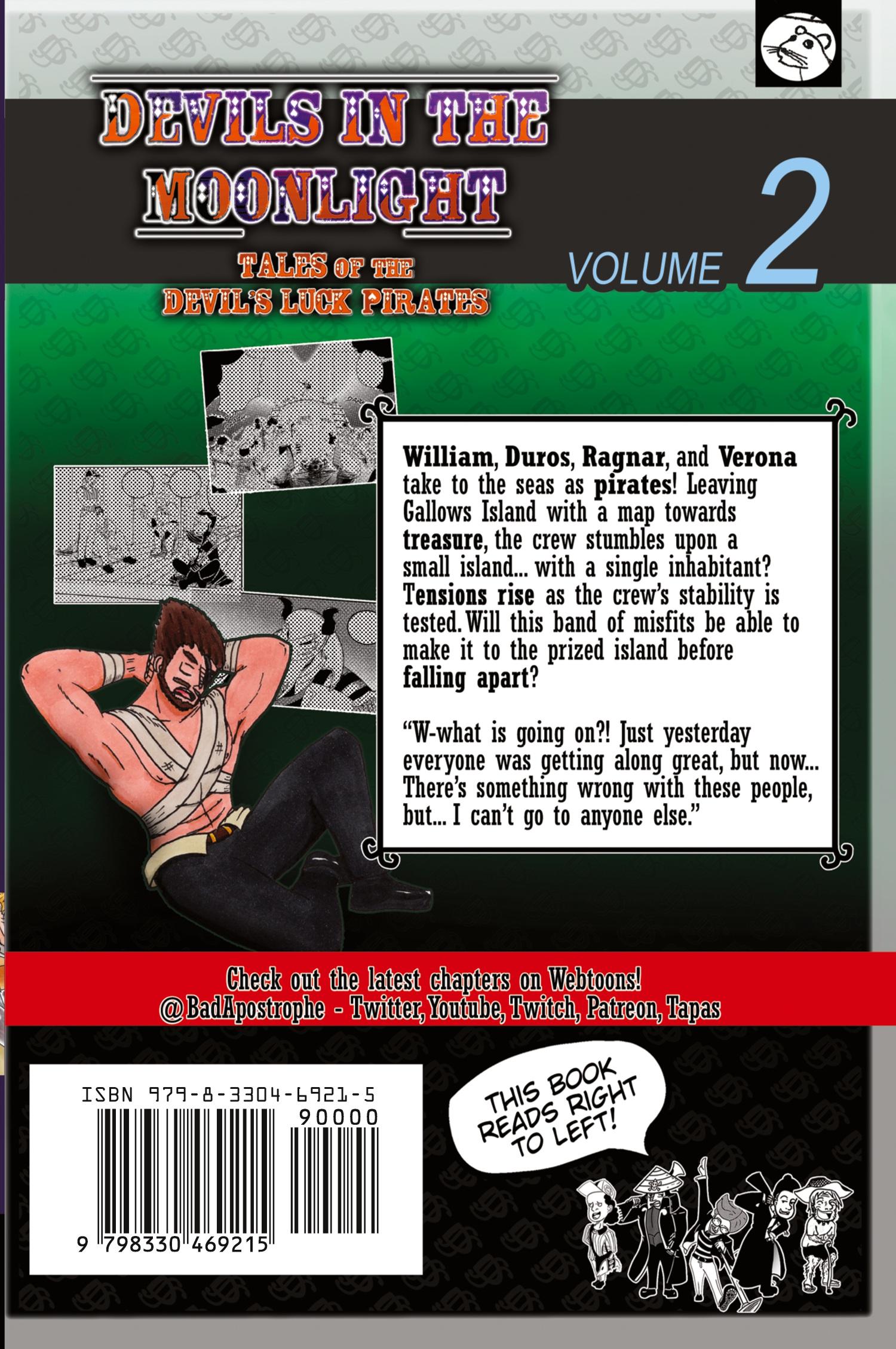 Cover: 9798330469215 | Devils in the Moonlight | Tales of the Devil's Luck Pirates, Vol. 2