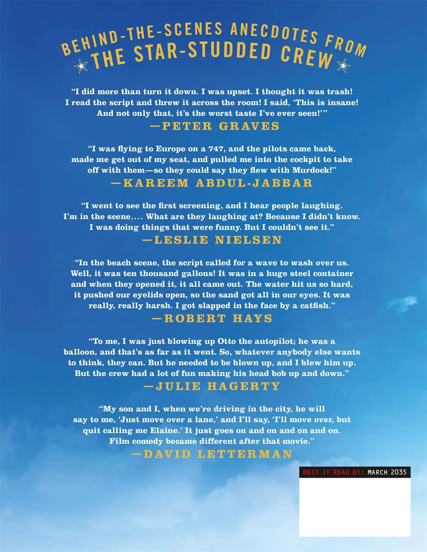 Rückseite: 9781250289315 | Surely You Can't Be Serious | The True Story of Airplane! | Buch