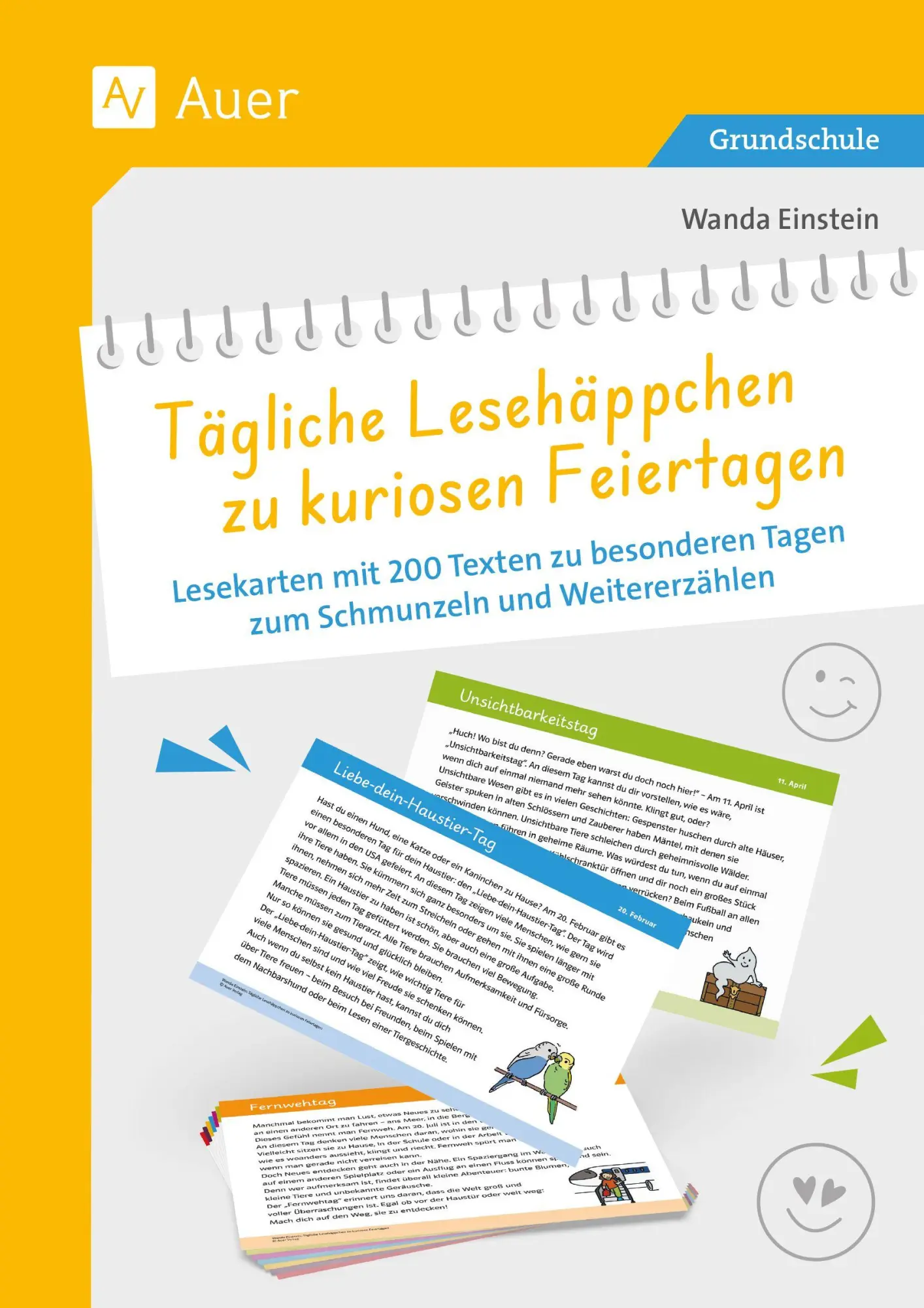 Cover: 9783403089315 | Tägliche Lesehäppchen zu kuriosen Feiertagen | Wanda Einstein | Box