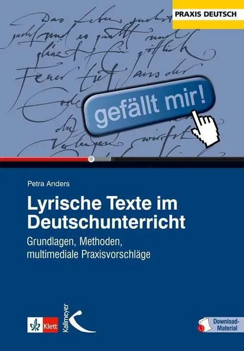 Cover: 9783780049315 | Lyrische Texte im Deutschunterricht | Petra Anders | Taschenbuch