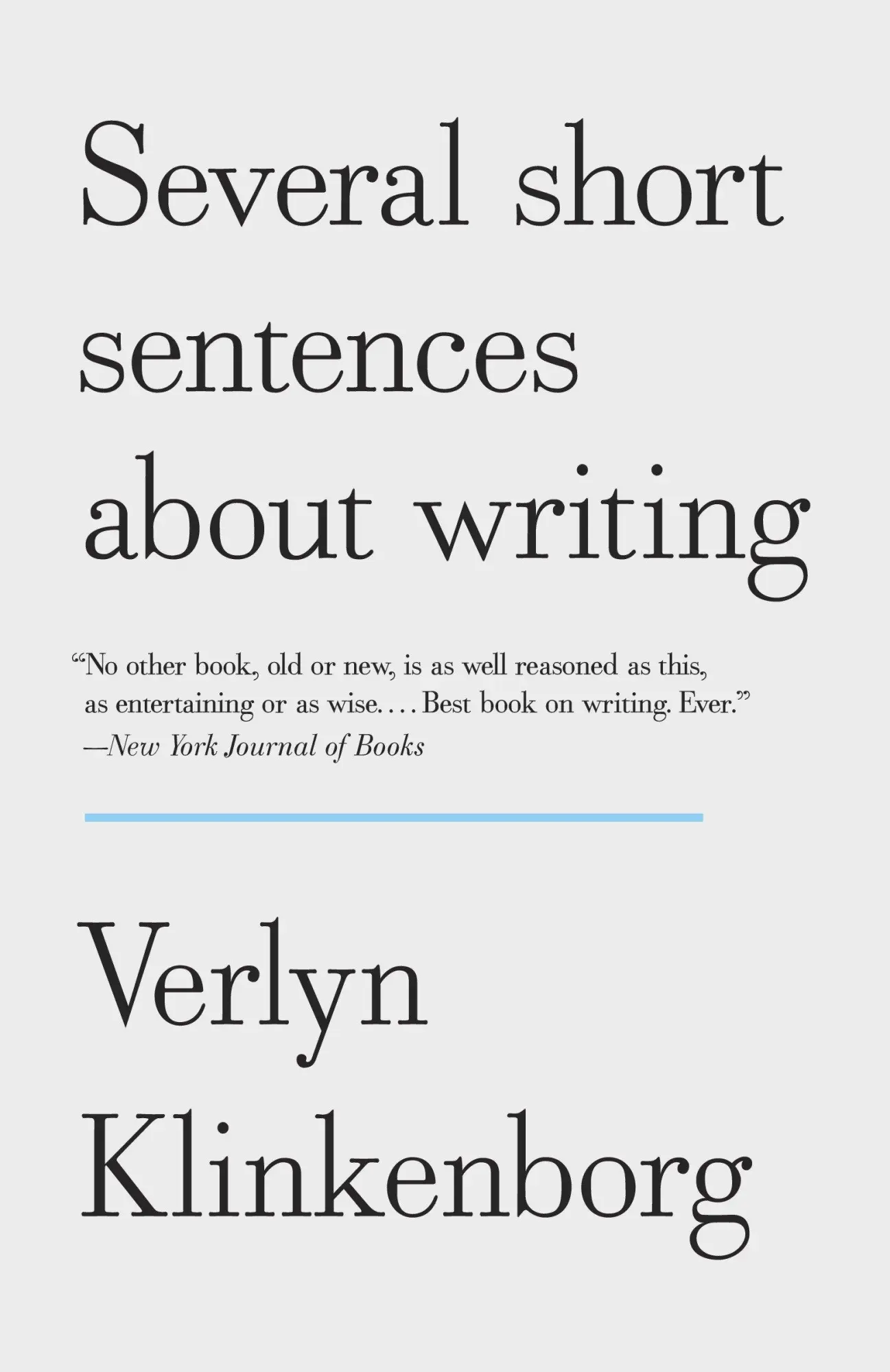 Cover: 9780307279415 | Several Short Sentences About Writing | Verlyn Klinkenborg | Buch